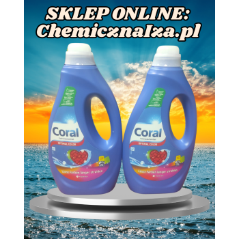 Niemiecki Coral to żel na 26 prań za 26,00 zeta.